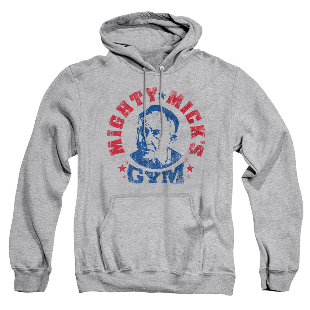 Rocky Mighty Micks Gym Mens Hoodie Athletic Heather Officially Licensed