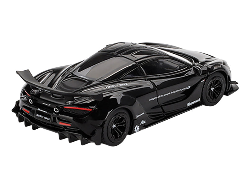 McLaren 720S LB-Works Black Limited Edition 1/64 Diecast Model Car by Mini GT