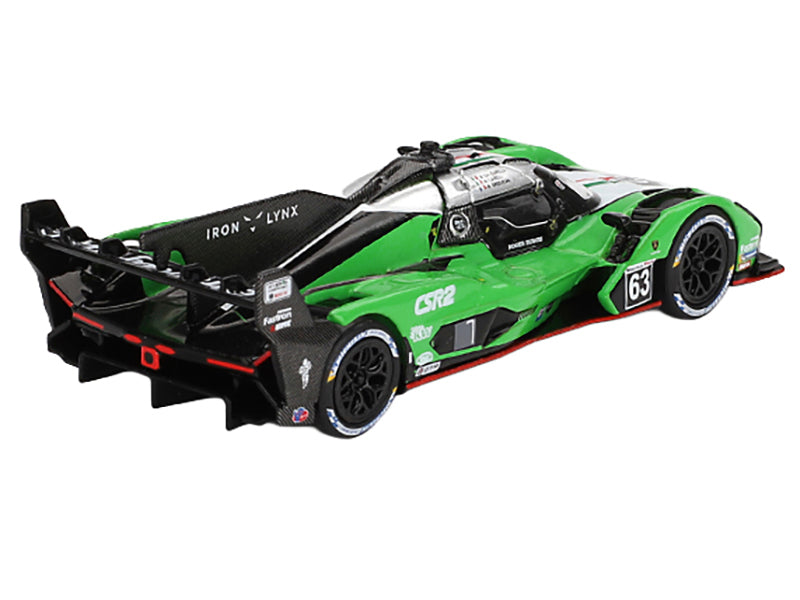 Lamborghini SC63 #63 Matteo Cairoli - Andrea Caldarelli - Romain Grosjean "Iron Lynx" IMSA "12 Hours of Sebring" (2024) Limited Edition 1/64 Diecast Model Car by Mini GT