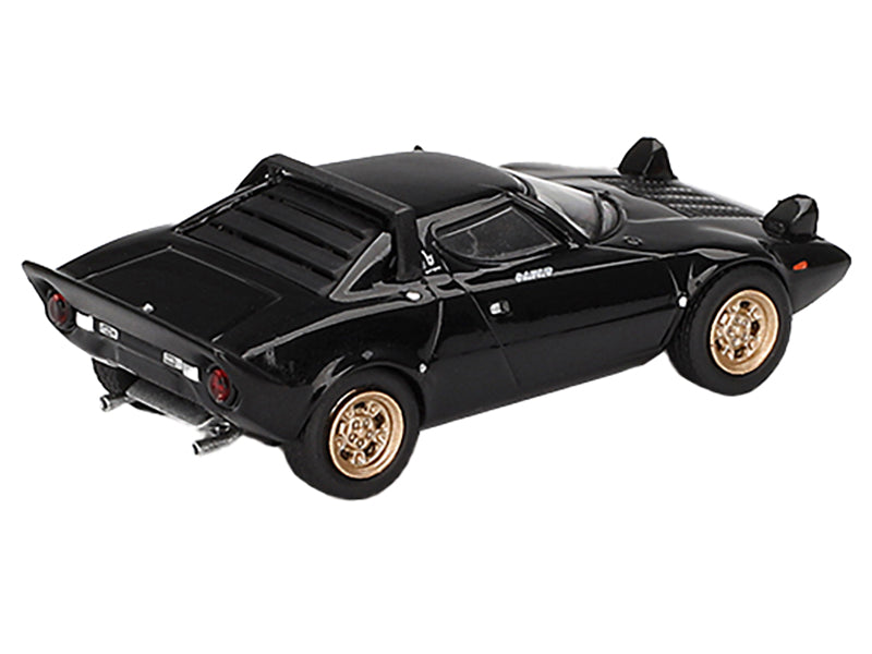 Lancia Stratos HF Stradale Nero Black Limited Edition 1/64 Diecast Model Car by Mini GT