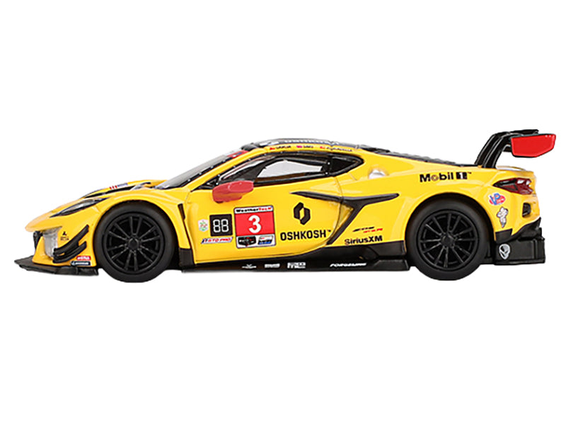 Chevrolet Corvette Z06 GT3.R #3 Antonio Garcia - Daniel Juncadella - Alexander Sims "Corvette Racing by Pratt Miller Motorsports" IMSA "24 Hours of Daytona" (2024) Limited Edition 1/64 Diecast Model Car by Mini GT