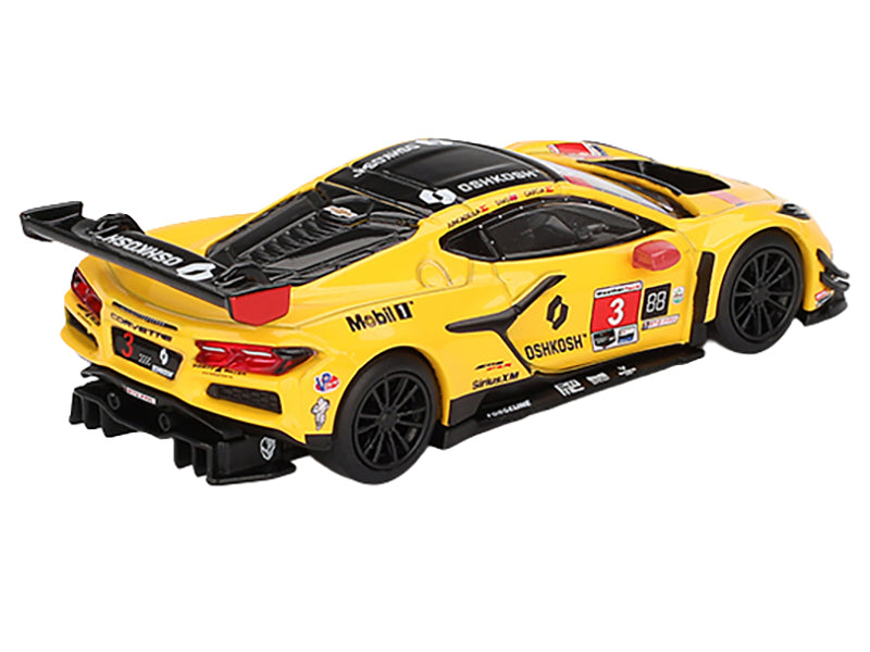 Chevrolet Corvette Z06 GT3.R #3 Antonio Garcia - Daniel Juncadella - Alexander Sims "Corvette Racing by Pratt Miller Motorsports" IMSA "24 Hours of Daytona" (2024) Limited Edition 1/64 Diecast Model Car by Mini GT