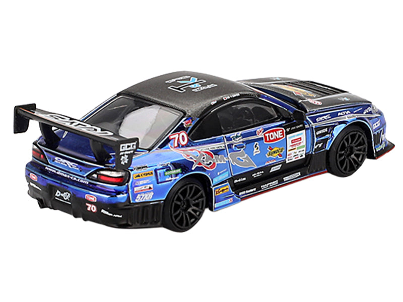 Nissan Silvia (S15) D-MAX RHD (Right Hand Drive) #70 Masashi Yokoi "D-MAX Racing" "D1 Grand Prix" (2023) Limited Edition 1/64 Diecast Model Car by Mini GT
