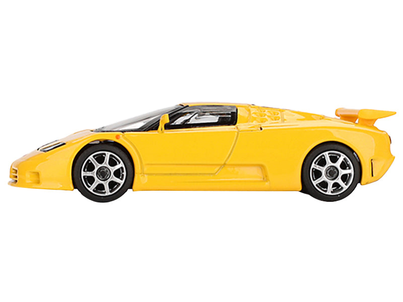 Bugatti EB110 Super Sport Giallo Bugatti Yellow Limited Edition 1/64 Diecast Model Car by Mini GT