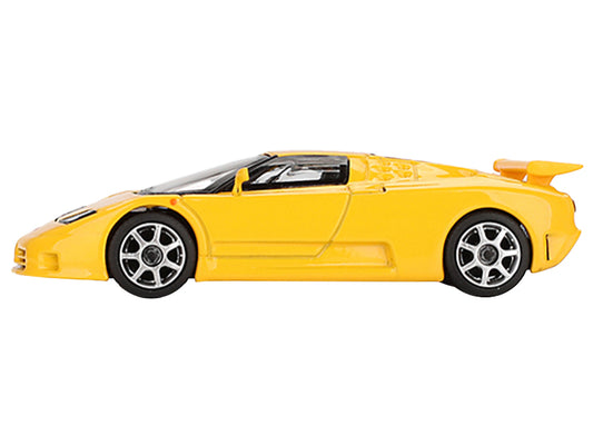 Bugatti EB110 Super Sport Giallo Bugatti Yellow Limited Edition 1/64 Diecast Model Car by Mini GT
