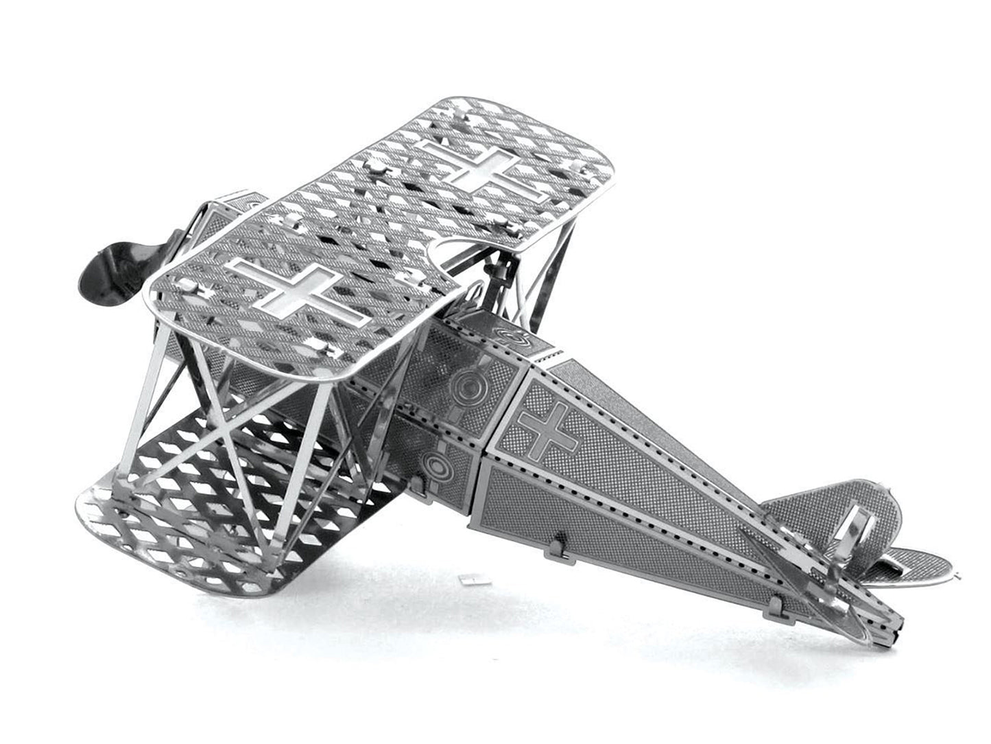 Model Kit Fokker D-VII Fighter Aircraft "Imperial German Army" (Easy Difficulty) Steel Model by Metal Earth