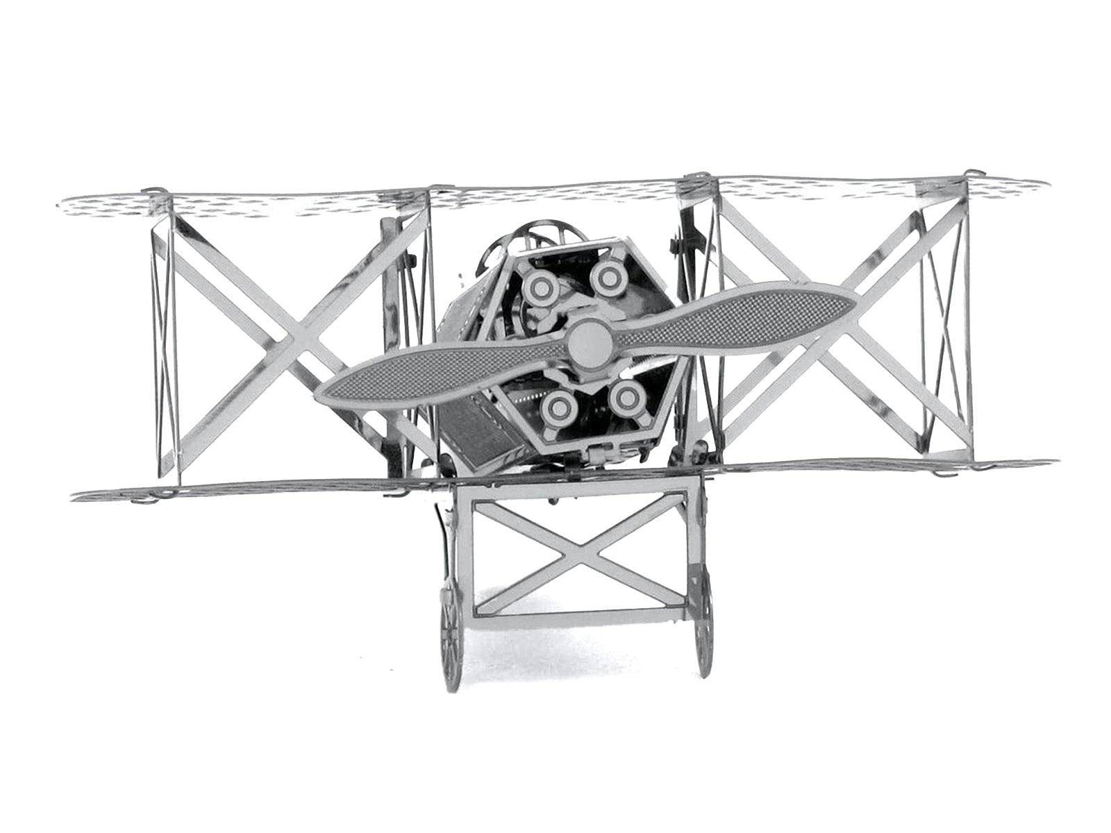 Model Kit Fokker D-VII Fighter Aircraft "Imperial German Army" (Easy Difficulty) Steel Model by Metal Earth