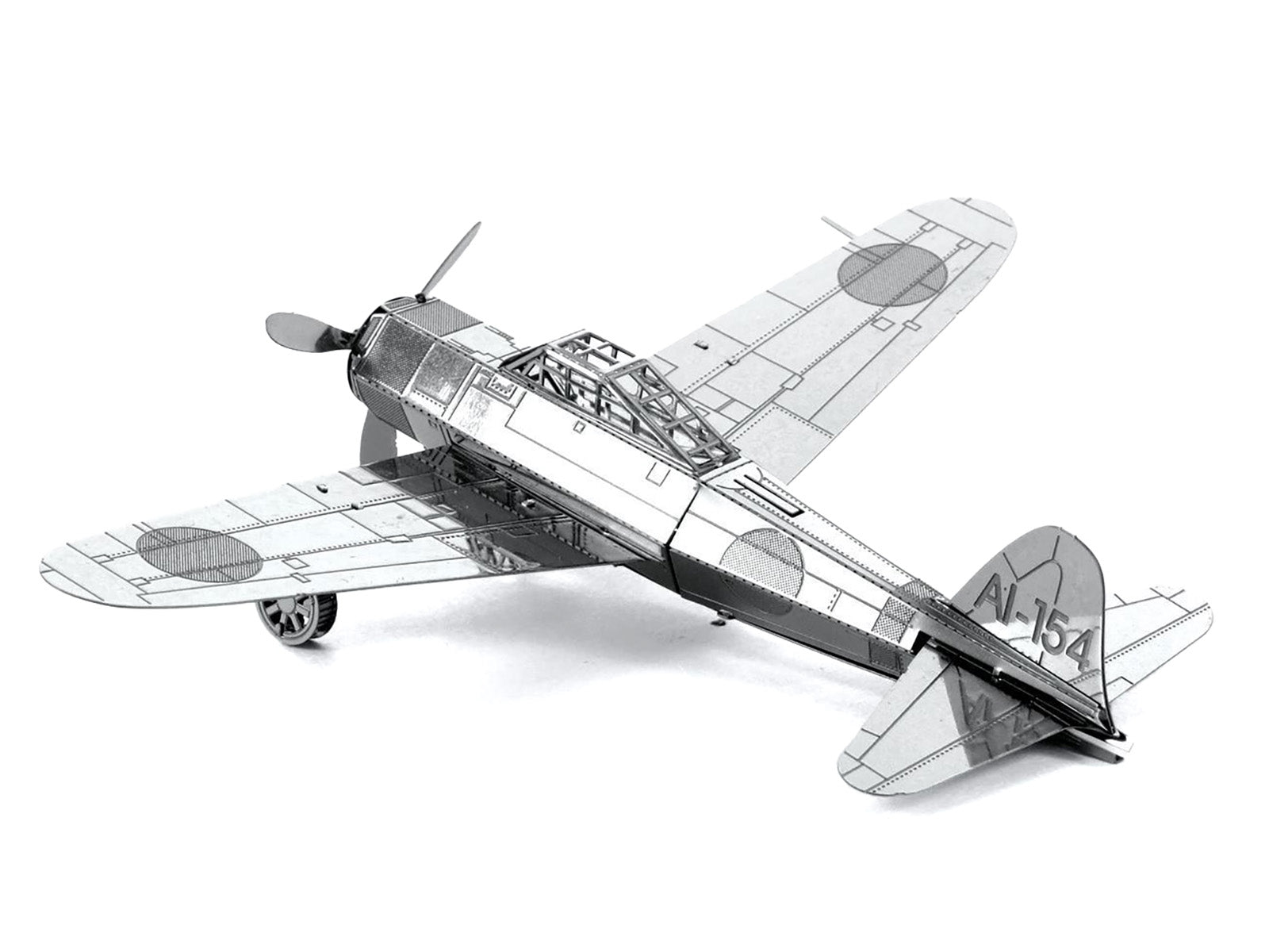 Model Kit Mitsubishi Zero Fighter Aircraft "Imperial Japanese Navy Air Service" (Moderate Difficulty) Steel Model by Metal Earth