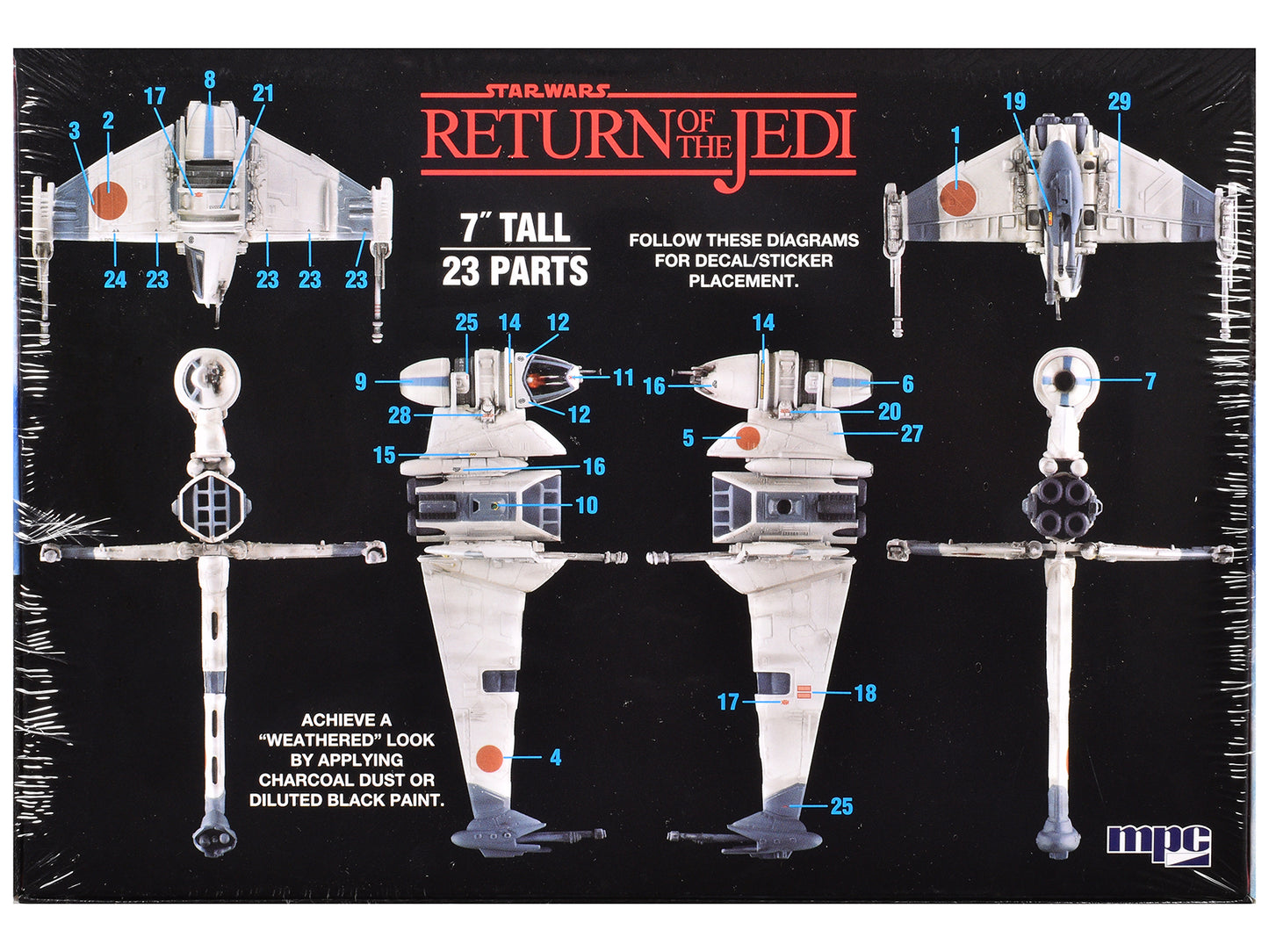 Skill 2 Snap Model Kit Eagle 2 Laboratory Pod "Space: 1999" (1975-1977) TV Series 1/144 Scale Model by MPC