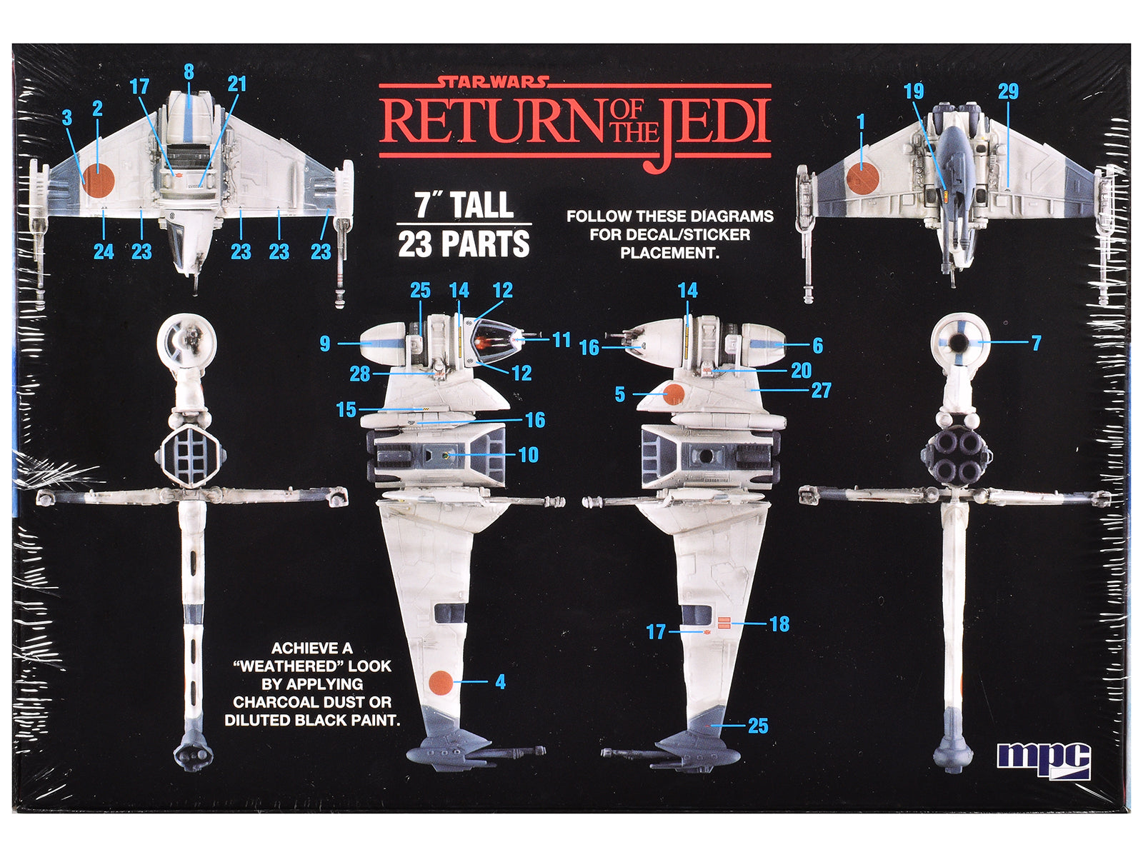Skill 2 Snap Model Kit Eagle 2 Laboratory Pod "Space: 1999" (1975-1977) TV Series 1/144 Scale Model by MPC