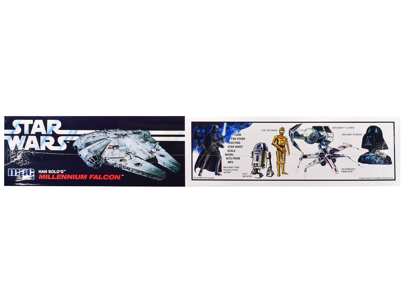 Skill 3 Model Kit Han Solo's Millennium Falcon "Star Wars: A New Hope" (1977) Movie 1/72 Scale Model by MPC