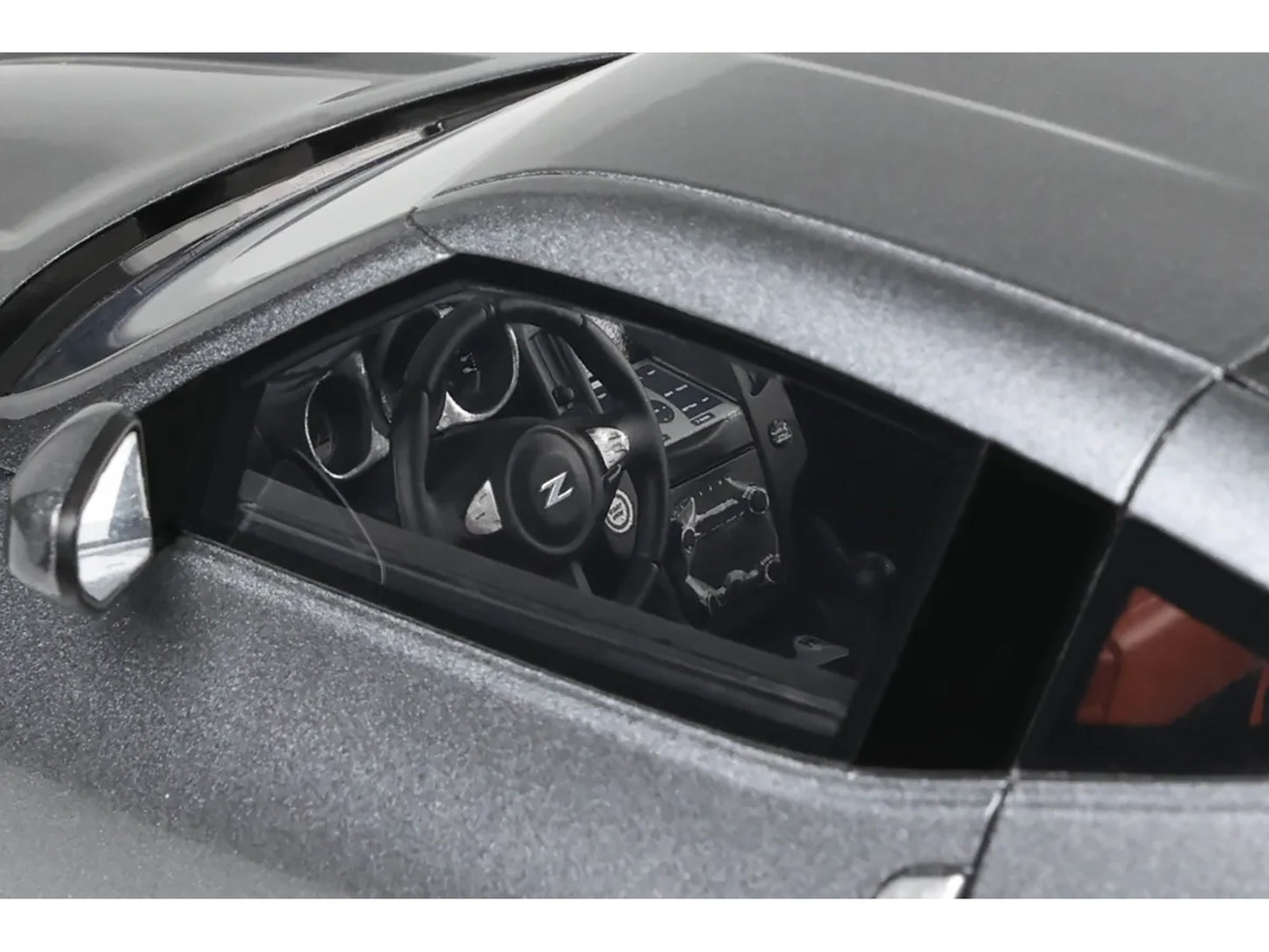 2009 Nissan 370Z Gun Gray Metallic Limited Edition to 2000 pieces Worldwide 1/18 Model Car by Otto Mobile
