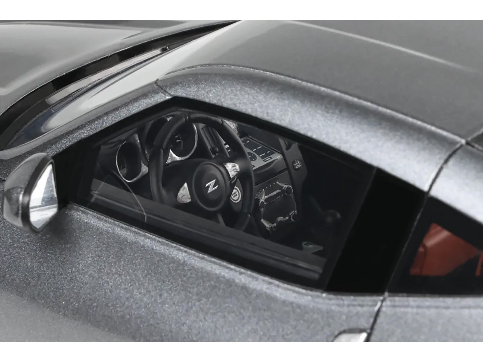 2009 Nissan 370Z Gun Gray Metallic Limited Edition to 2000 pieces Worldwide 1/18 Model Car by Otto Mobile