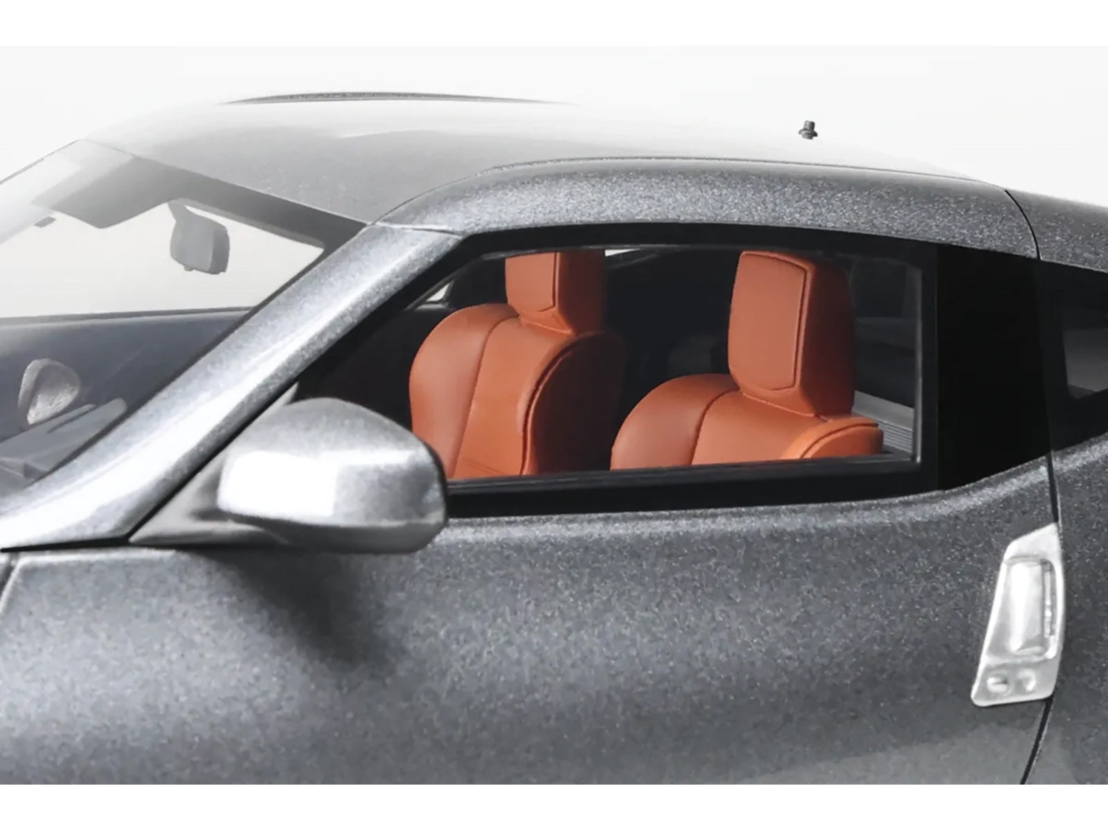 2009 Nissan 370Z Gun Gray Metallic Limited Edition to 2000 pieces Worldwide 1/18 Model Car by Otto Mobile