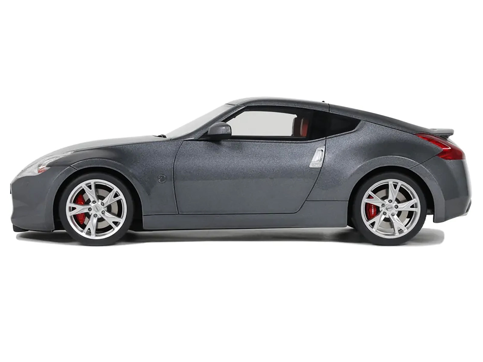 2009 Nissan 370Z Gun Gray Metallic Limited Edition to 2000 pieces Worldwide 1/18 Model Car by Otto Mobile