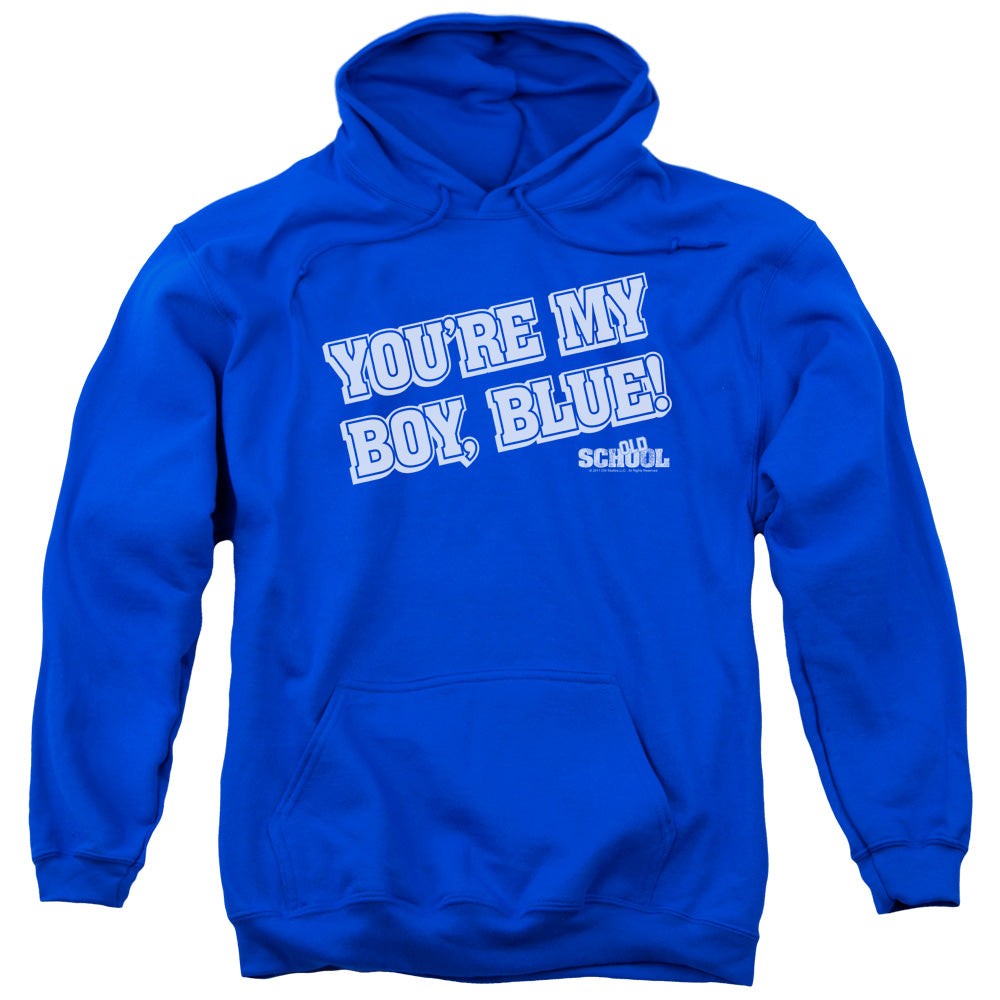 Old School My Boy Blue Mens Hoodie Royal Blue Officially Licensed