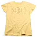 Genesis Mirror Logo Womens T Shirt Yellow