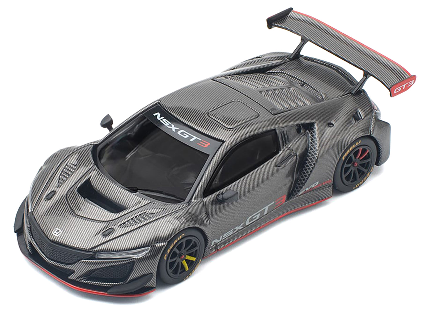 Honda NSX GT3 EVO22 Carbon Edition 1/64 Diecast Model Car by Pop Race