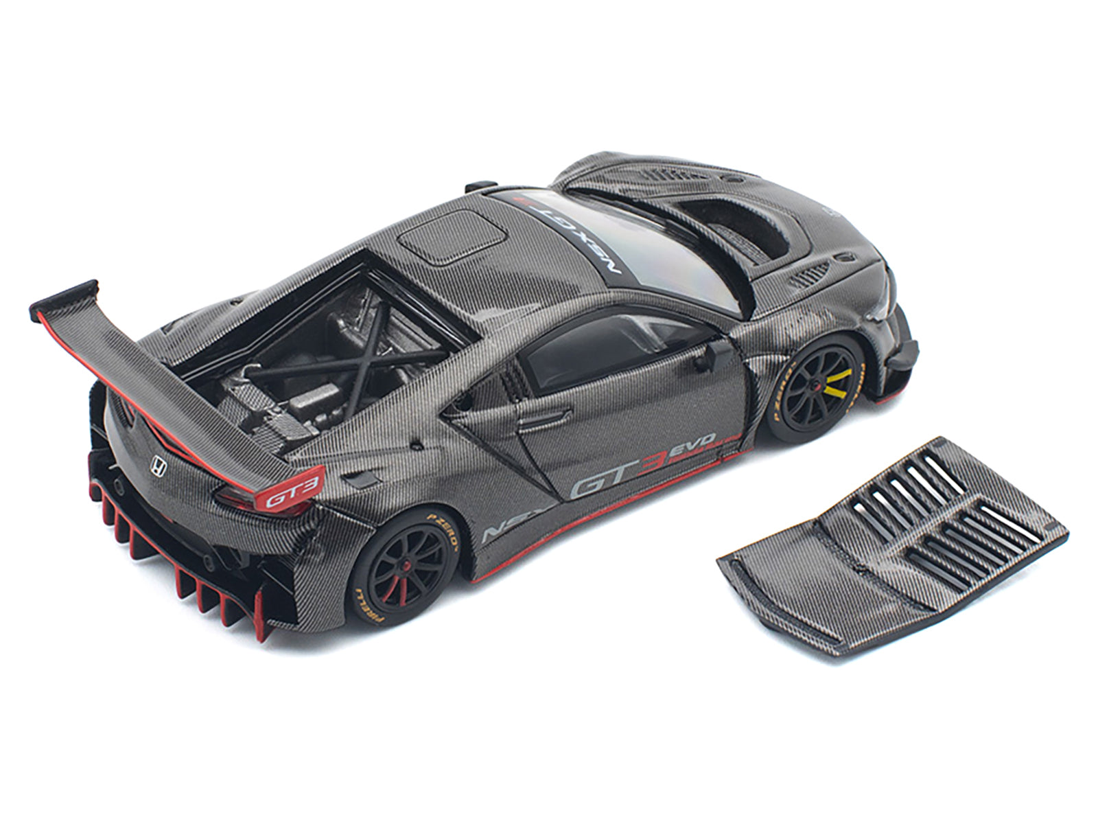 Honda NSX GT3 EVO22 Carbon Edition 1/64 Diecast Model Car by Pop Race