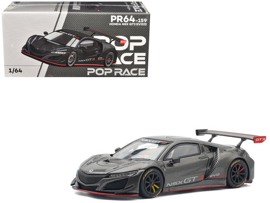 Honda NSX GT3 EVO22 Carbon Edition 1/64 Diecast Model Car by Pop Race