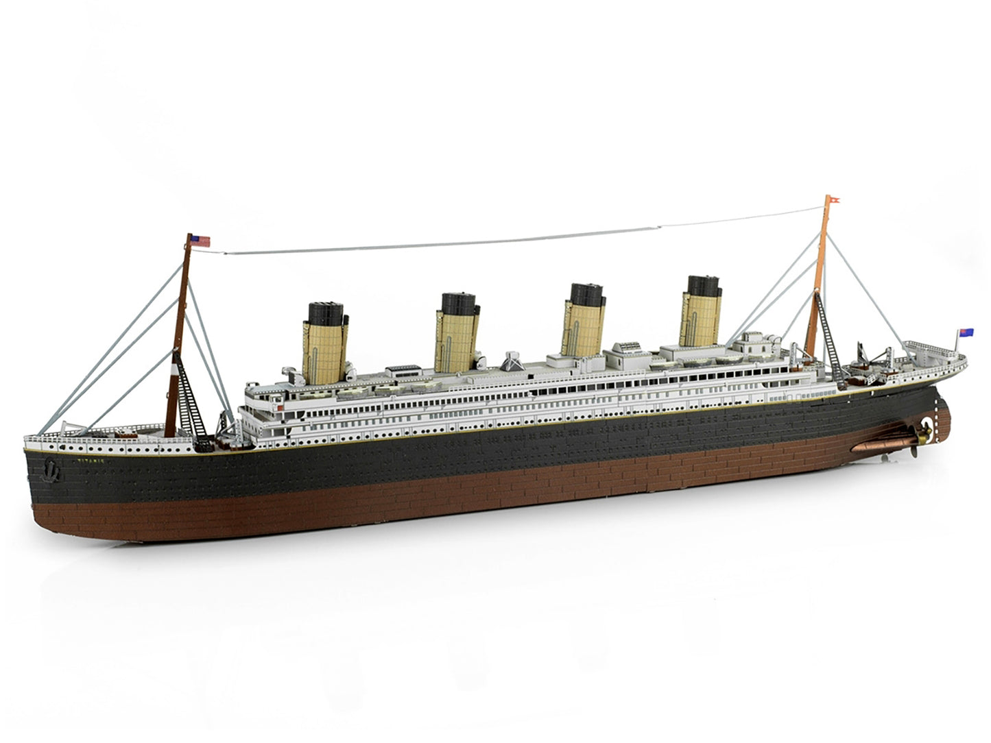 Model Kit RMS Titanic Ship (Moderate Difficulty) Steel Model by Metal Earth