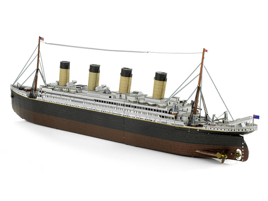 Model Kit RMS Titanic Ship (Moderate Difficulty) Steel Model by Metal Earth