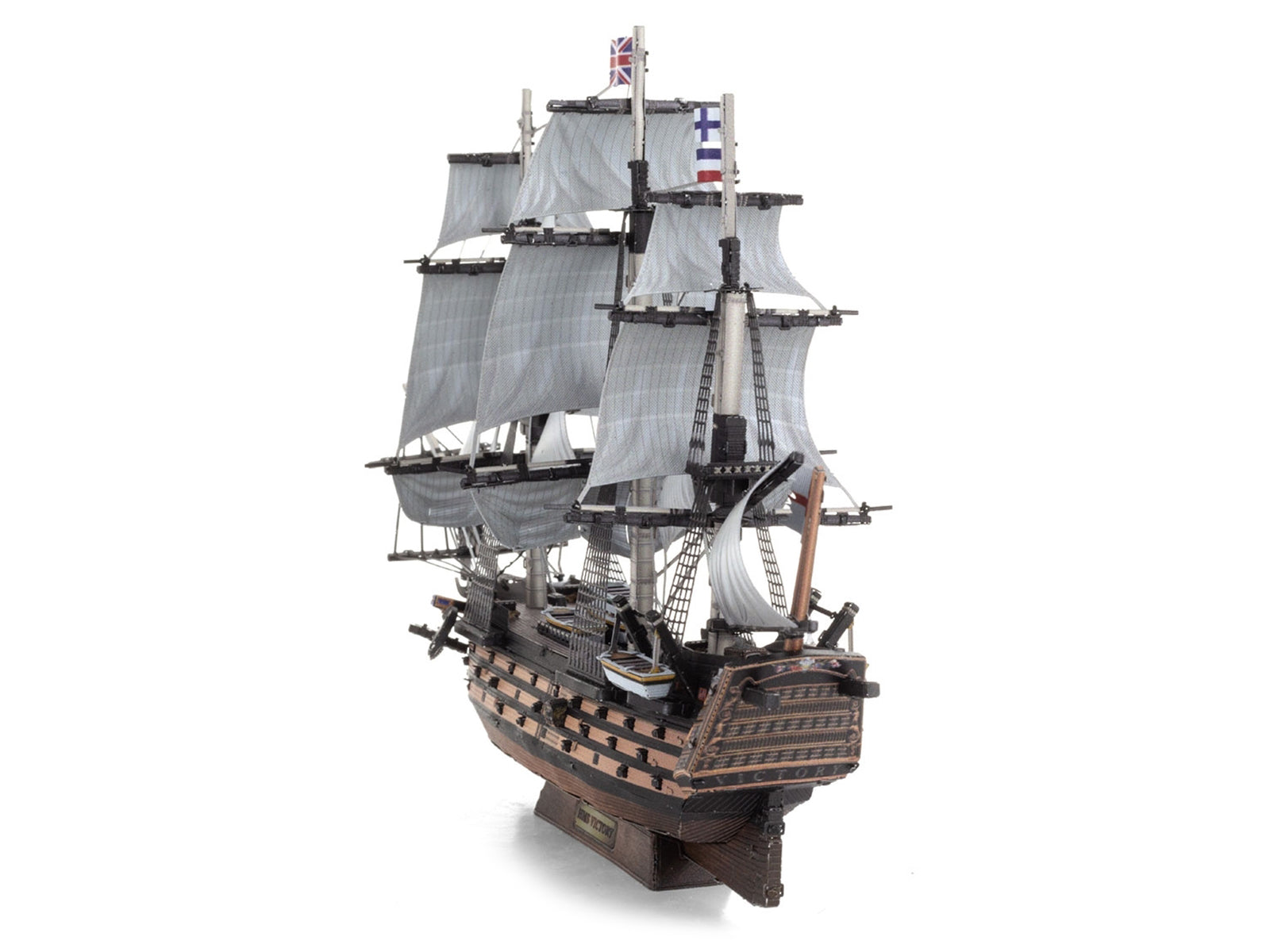 Model Kit HMS Victory British Navy Ship (Challenging Difficulty) Steel Model by Metal Earth