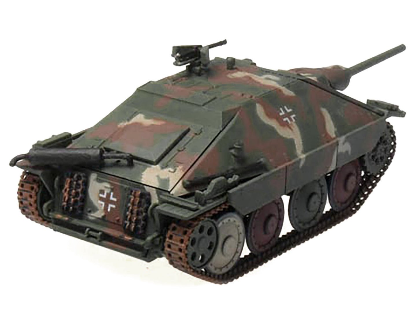 Hetzer (Starr) Tank Destroyer "Kampfgruppe Milowitz Prague" (1945) German Army 1/72 Diecast Model by Panzerstahl