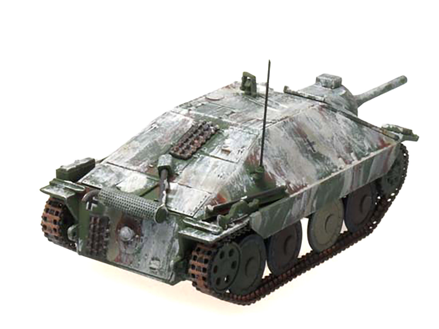 Hetzer (Flamm) Tank Destroyer "17th SS Panzergrenadier Division Operation Nordwind" German Army 1/72 Diecast Model by Panzerstahl
