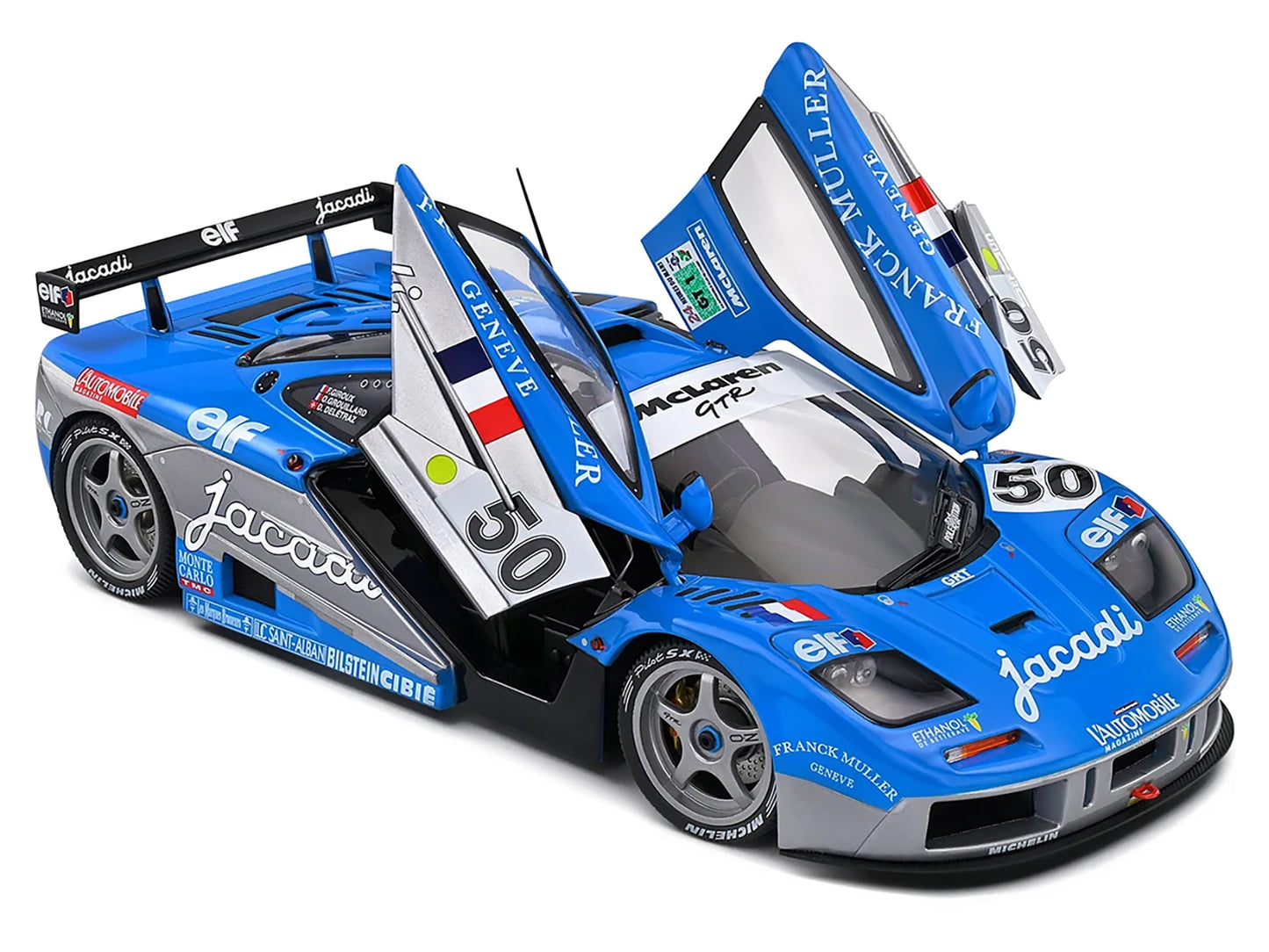 McLaren F1 GTR Short Tail #50 Fabien Giroix - Jean-Denis Deletraz - Olivier Grouillard "Giroix Racing Team" "24 Hours of Le Mans" (1995) "Competition" Series 1/18 Diecast Model Car by Solido