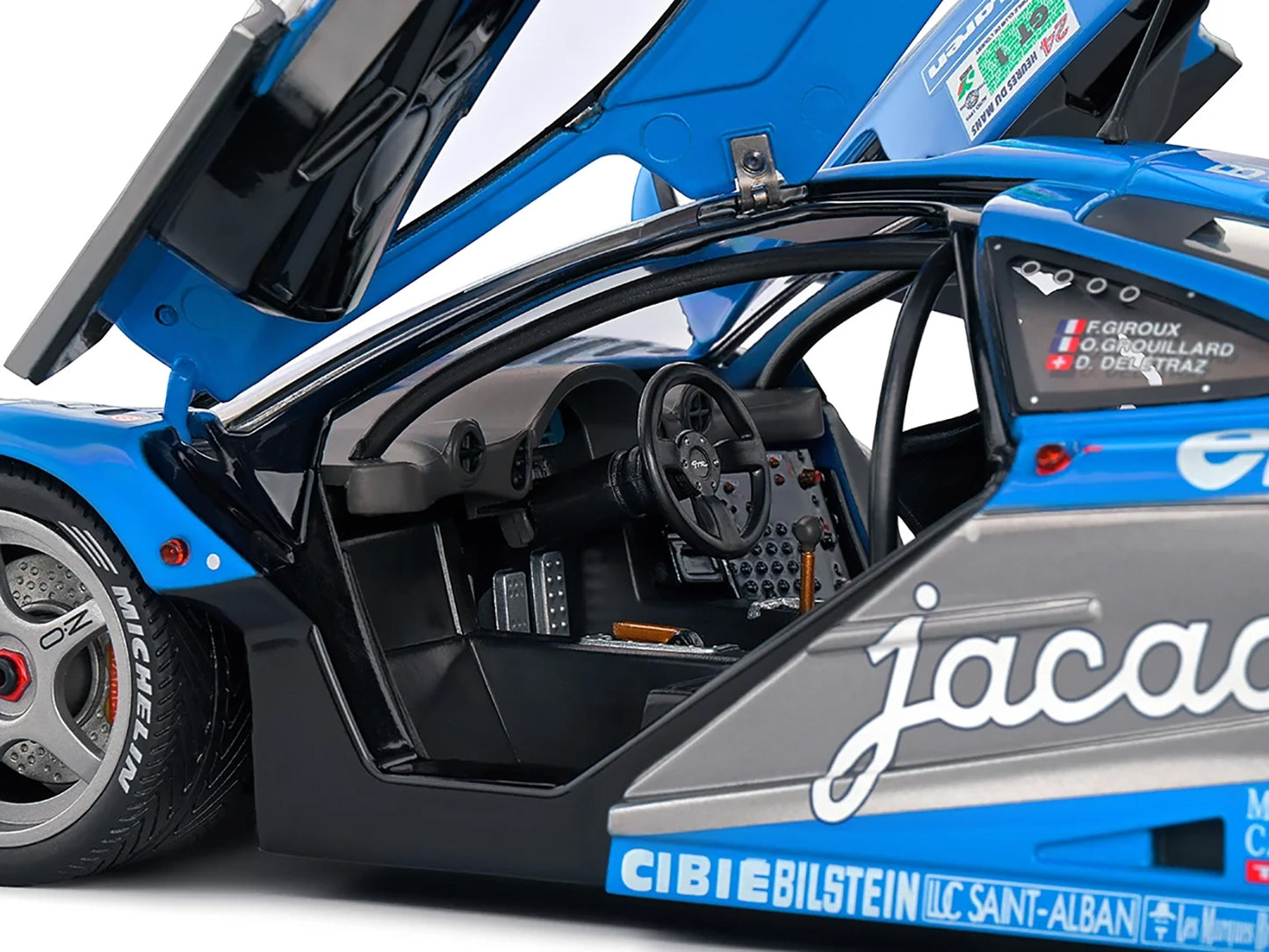 McLaren F1 GTR Short Tail #50 Fabien Giroix - Jean-Denis Deletraz - Olivier Grouillard "Giroix Racing Team" "24 Hours of Le Mans" (1995) "Competition" Series 1/18 Diecast Model Car by Solido