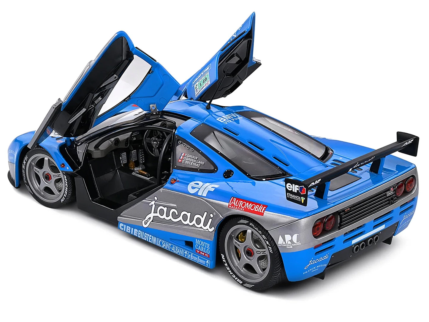 McLaren F1 GTR Short Tail #50 Fabien Giroix - Jean-Denis Deletraz - Olivier Grouillard "Giroix Racing Team" "24 Hours of Le Mans" (1995) "Competition" Series 1/18 Diecast Model Car by Solido