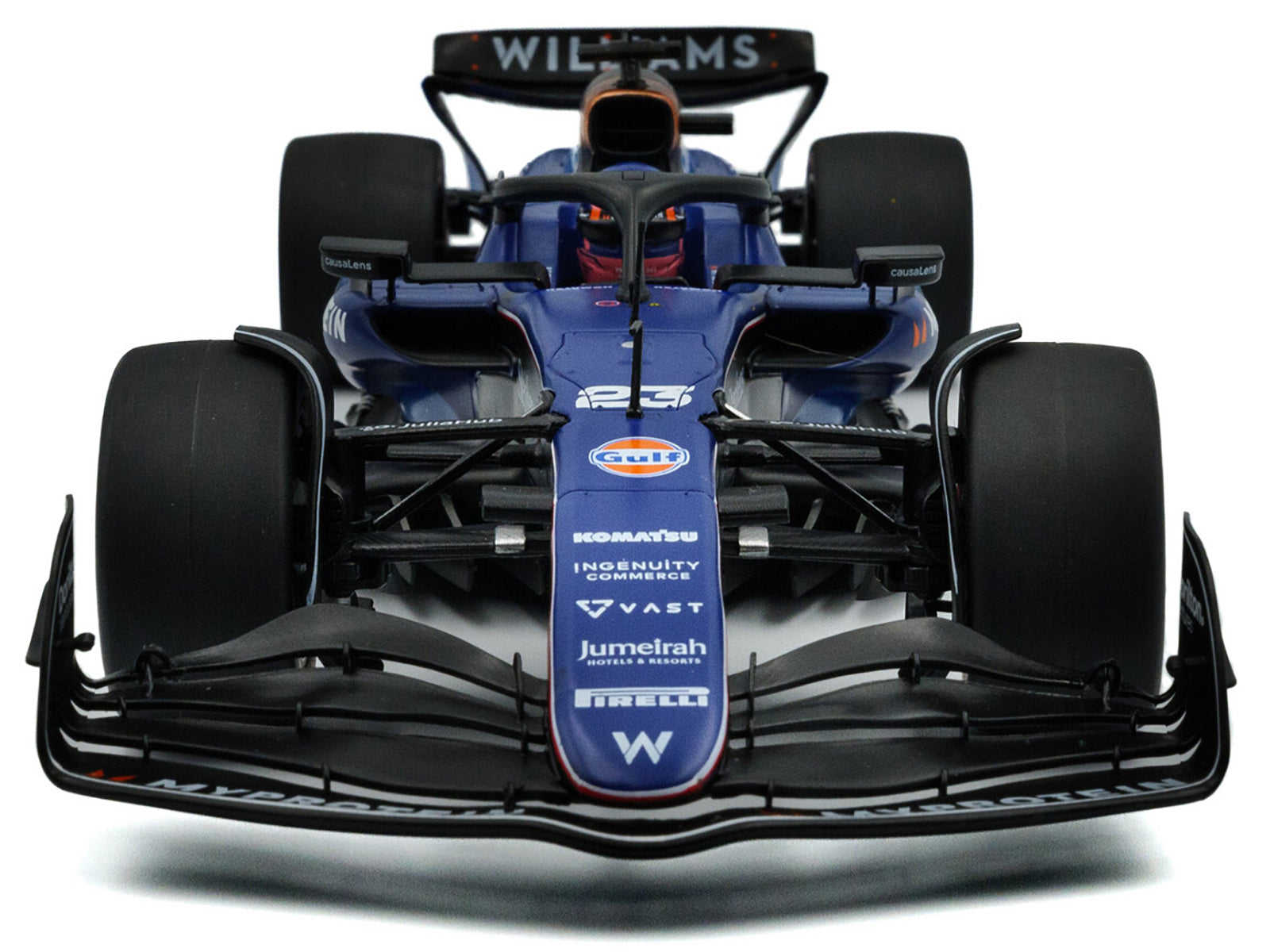Williams FW46 #23 Alex Albon "Williams Racing" Formula One F1 Saudi Arabian GP (2024) "Competition" Series 1/18 Diecast Model Car by Solido