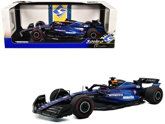 Williams FW46 #23 Alex Albon "Williams Racing" Formula One F1 Saudi Arabian GP (2024) "Competition" Series 1/18 Diecast Model Car by Solido