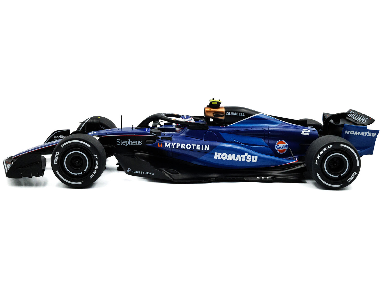 Williams FW46 #2 Logan Sargeant "Williams Racing" Formula One F1 Saudi Arabian GP (2024) "Competition" Series 1/18 Diecast Model Car by Solido