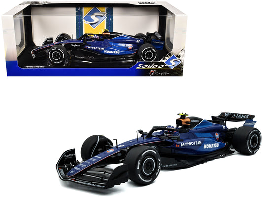 Williams FW46 #2 Logan Sargeant "Williams Racing" Formula One F1 Saudi Arabian GP (2024) "Competition" Series 1/18 Diecast Model Car by Solido