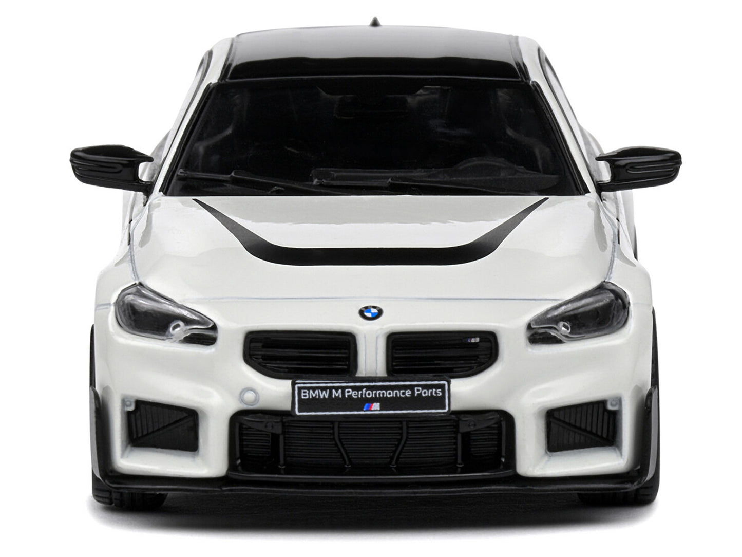 2023 BMW M2 M Performance (G87) Alpine White with Black Top 1/43 Diecast Model Car by Solido
