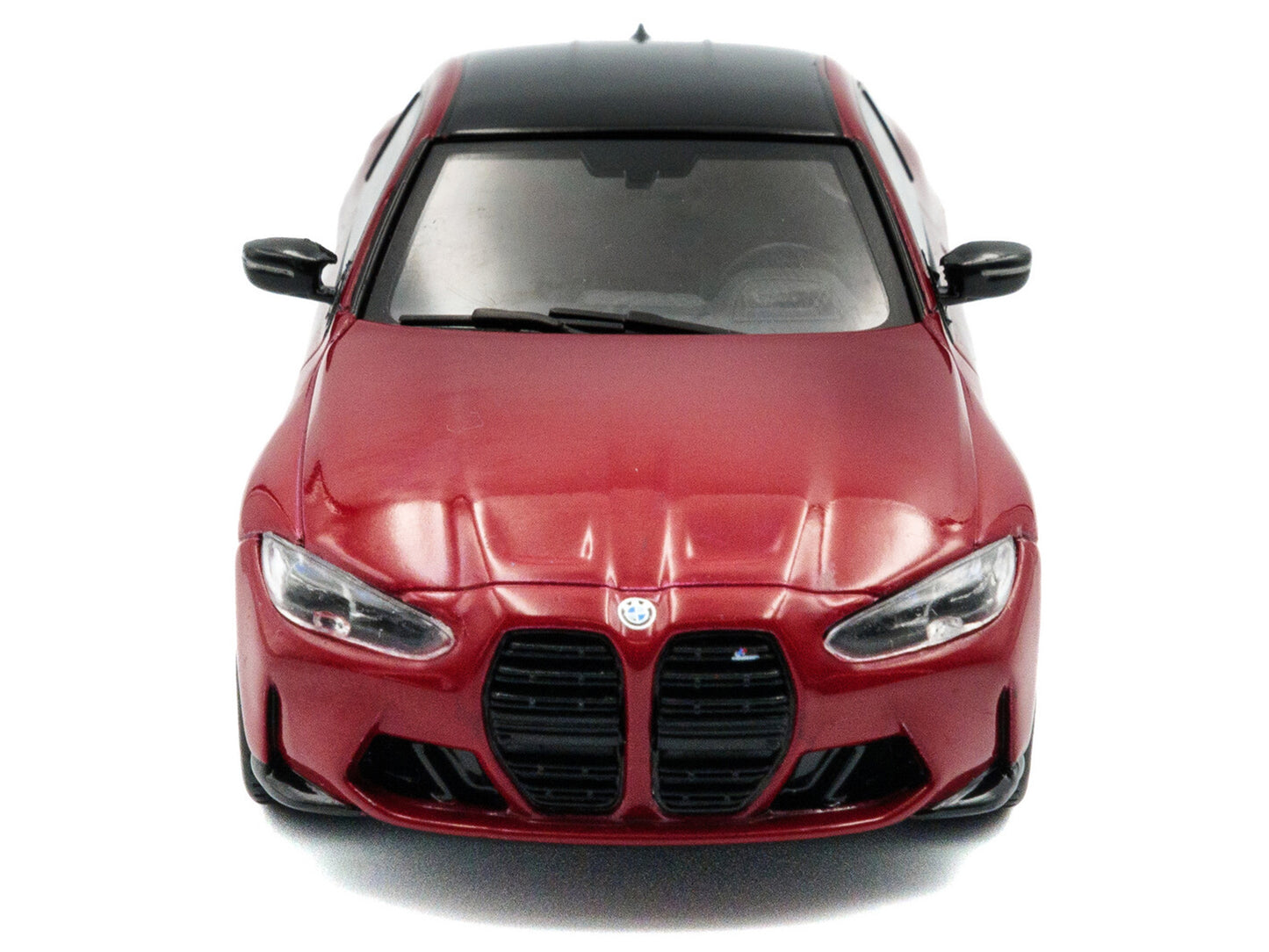 2023 BMW M4 Competition (G82) Imola Red with Black Top 1/43 Diecast Model Car by Solido