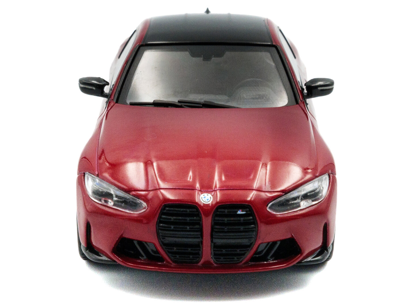 2023 BMW M4 Competition (G82) Imola Red with Black Top 1/43 Diecast Model Car by Solido