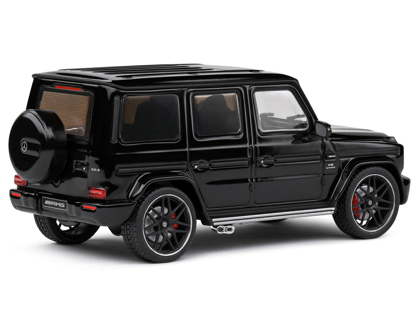 2022 Mercedes-Benz AMG G63 Obsidian Black Metallic 1/43 Diecast Model Car by Solido