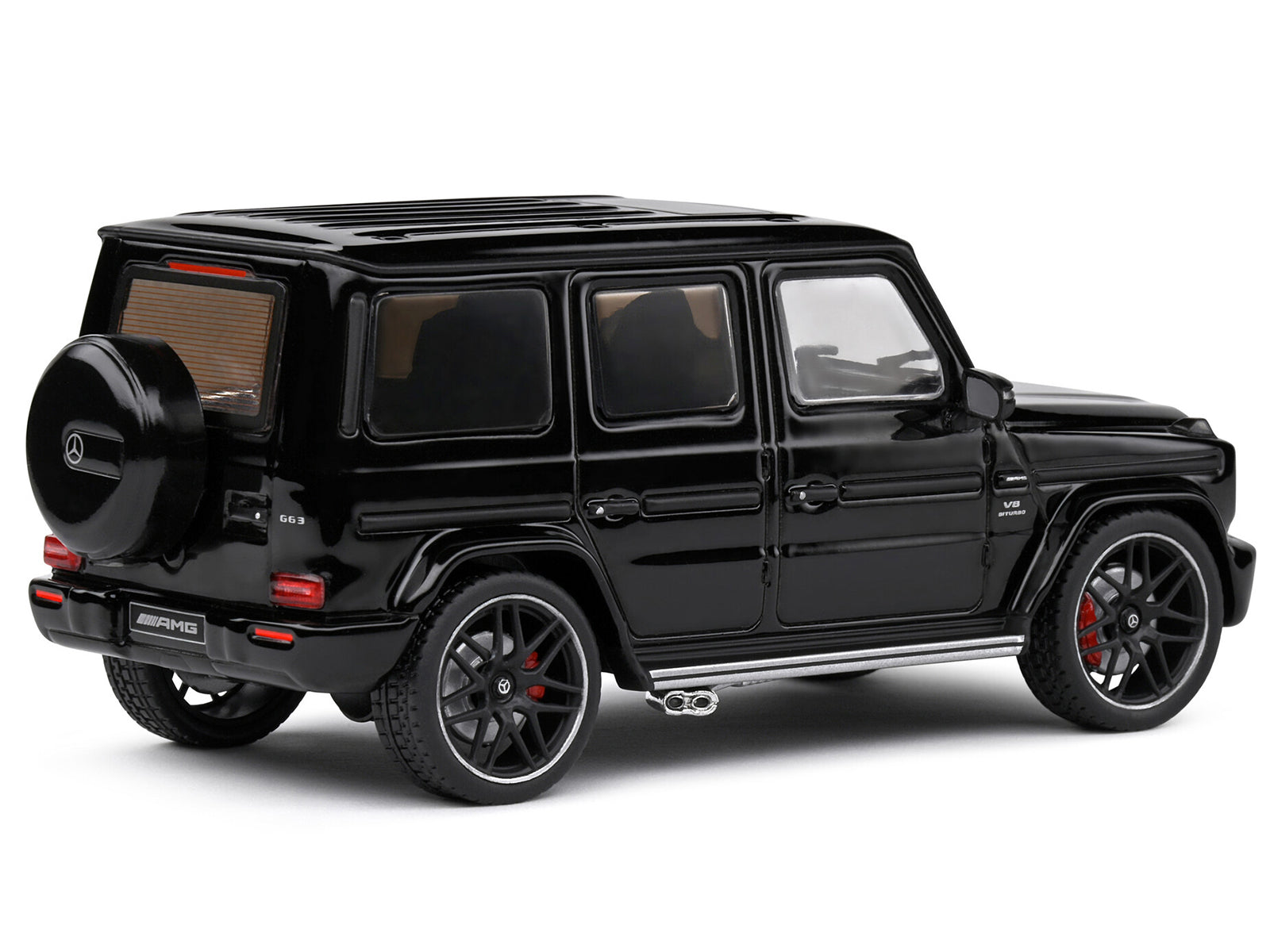 2022 Mercedes-Benz AMG G63 Obsidian Black Metallic 1/43 Diecast Model Car by Solido