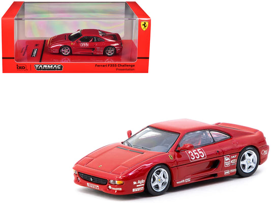 Ferrari F355 Challenge #355 "Presentation" Red "Hobby64" Series 1/64 Diecast Model by Tarmac Works