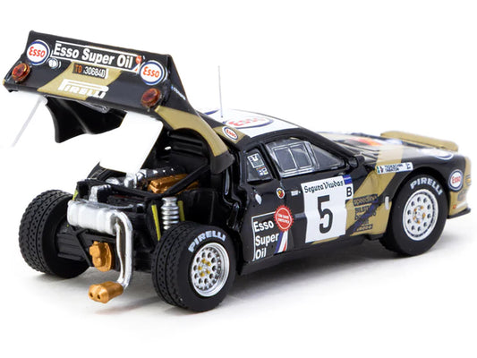 Lancia 037 Rally #5 Fabrizio Tabaton - Luciano Tedeschini Winner "Rally Catalunya" (1985) "Hobby64+" Series 1/64 Diecast Model Car by Tarmac Works