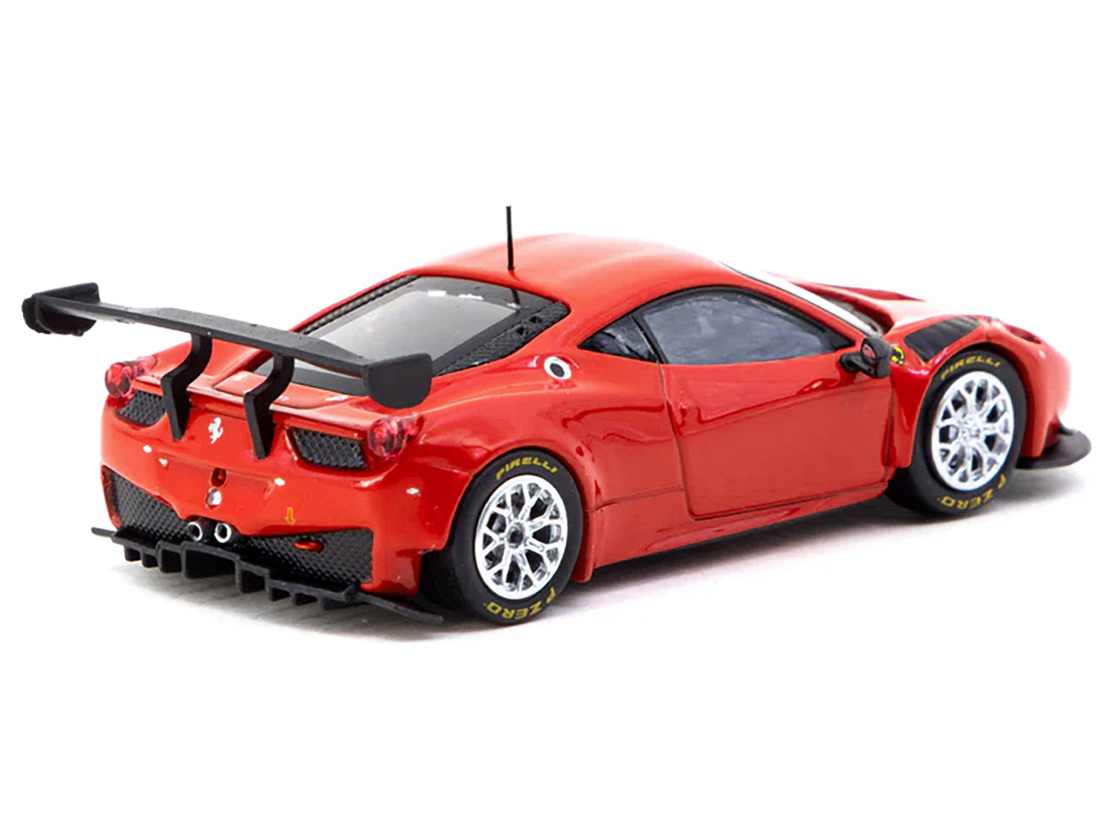 Ferrari 458 Italia GT3 Red "Road64" Series 1/64 Diecast Model Car by Tarmac Works