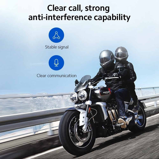 SUPER LX3 Bluetooth-compatible 5.0 Headset Motorcycle Motorbike Helmet Intercom Interphone for Riding Skiing Snowmobile Scooter