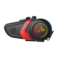SUPER LX3 Bluetooth-compatible 5.0 Headset Motorcycle Motorbike Helmet Intercom Interphone for Riding Skiing Snowmobile Scooter
