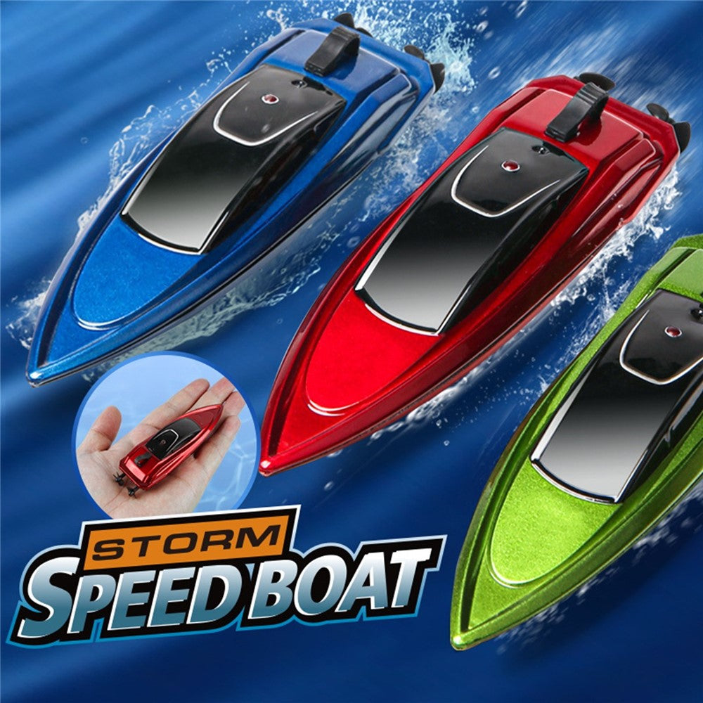 2.4GHz Mini RC Boat Remote Control Boat Waterproof RC Toy Kids Gift