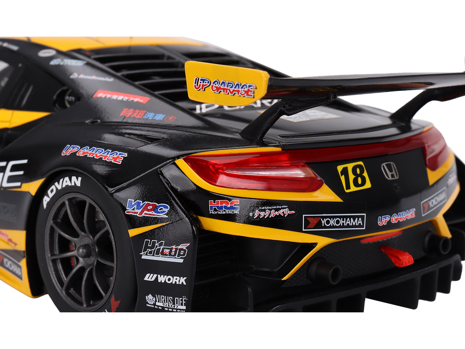 Honda NSX GT3 EVO22 #18 Takashi Kobayashi - Syun Koide "Team UpGarage" "Super GT Series" (2023) 1/18 Model Car by Top Speed