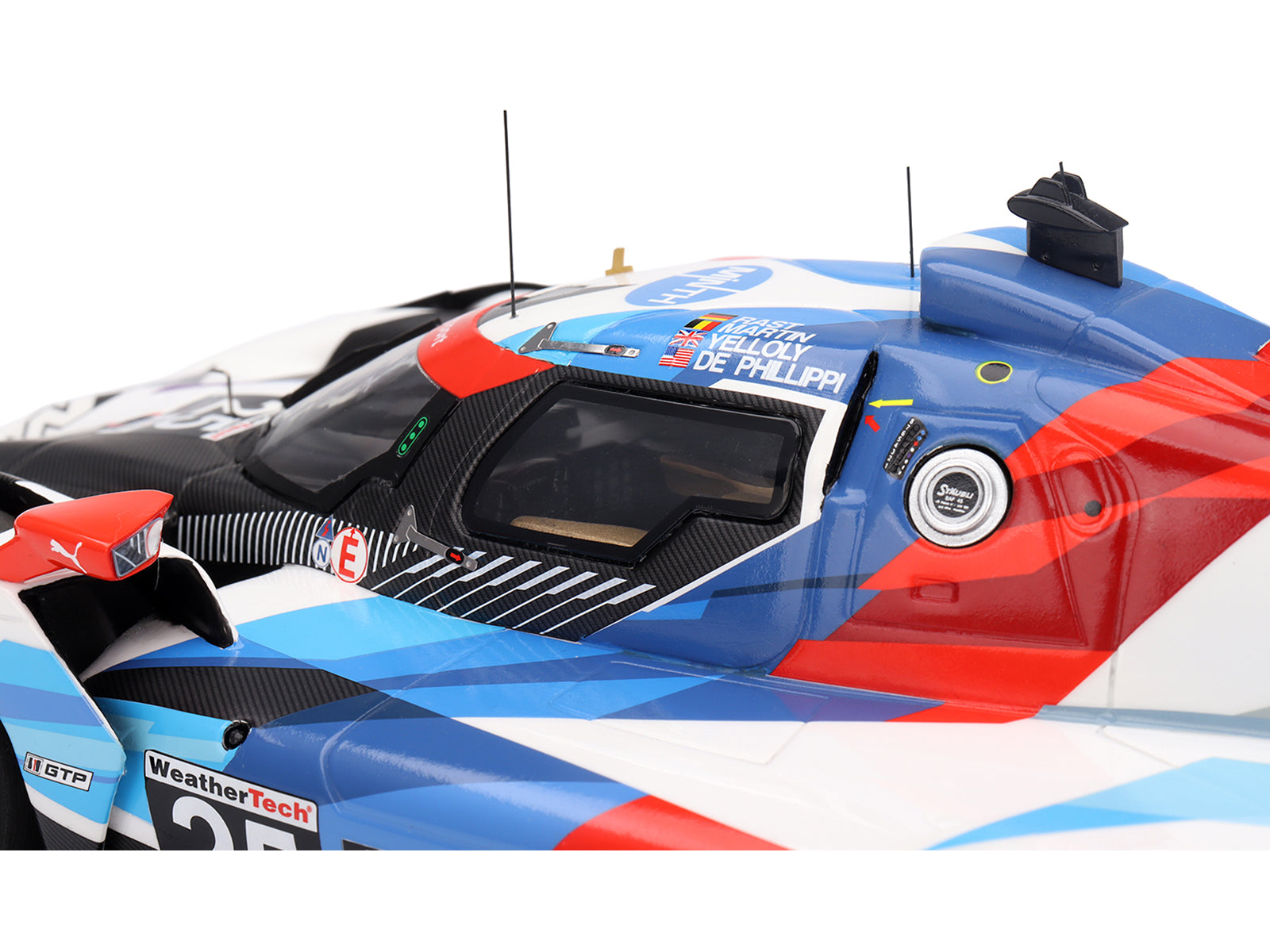 BMW M Hybrid V8 GTP #25 Connor De Phillippi - Maxime Martin - Rene Rast - Nick Yelloly "BMW M Team RLL" "24 Hours of Daytona" (2024) 1/18 Model Car by Top Speed