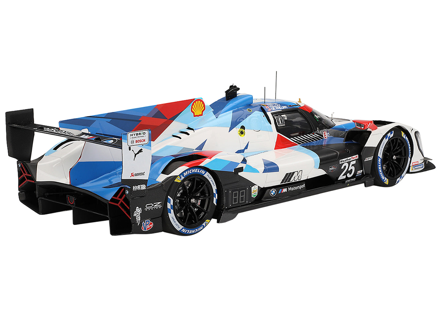 BMW M Hybrid V8 GTP #25 Connor De Phillippi - Maxime Martin - Rene Rast - Nick Yelloly "BMW M Team RLL" "24 Hours of Daytona" (2024) 1/18 Model Car by Top Speed